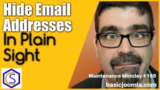 Hide Emails in Plain Site on Your Joomla Pages  - 🛠 MM Live Stream #165