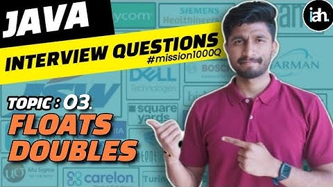 3. Float & Double Datatypes  |  Interview Questions | Java Series #java #mission1000Q