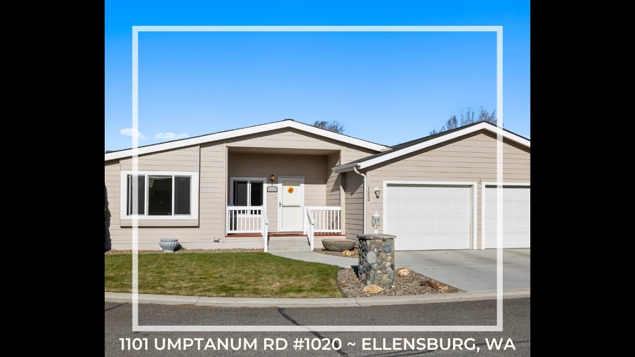 Home For Sale in the Rosewood Neighborhood Ellensburg, WA (55 and