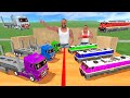 Longest galaxy space tran vs franklin in indian bike driving 3d