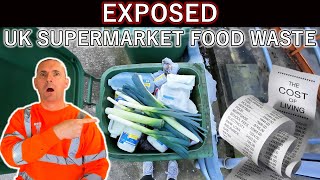 OUT OF CONTROL- SUPERMARKET FOOD WASTE EXPOSED- DUMPSTER DIVING UK
