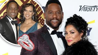 Congratulations! Blair Underwood And Girlfriend Josie Hart Engaged & Shows Off Massive Diamond Ring Wealth