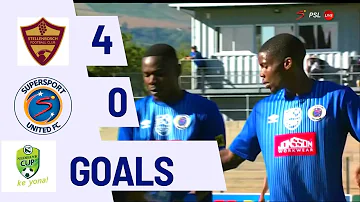 Stellenbosch FC vs Supersport United | Nedbank cup | Goals