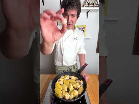 Alitas de pollo al ajillo #alitasdepollo #recetasespañolas #comidarica #recetas #viral #recetafacil