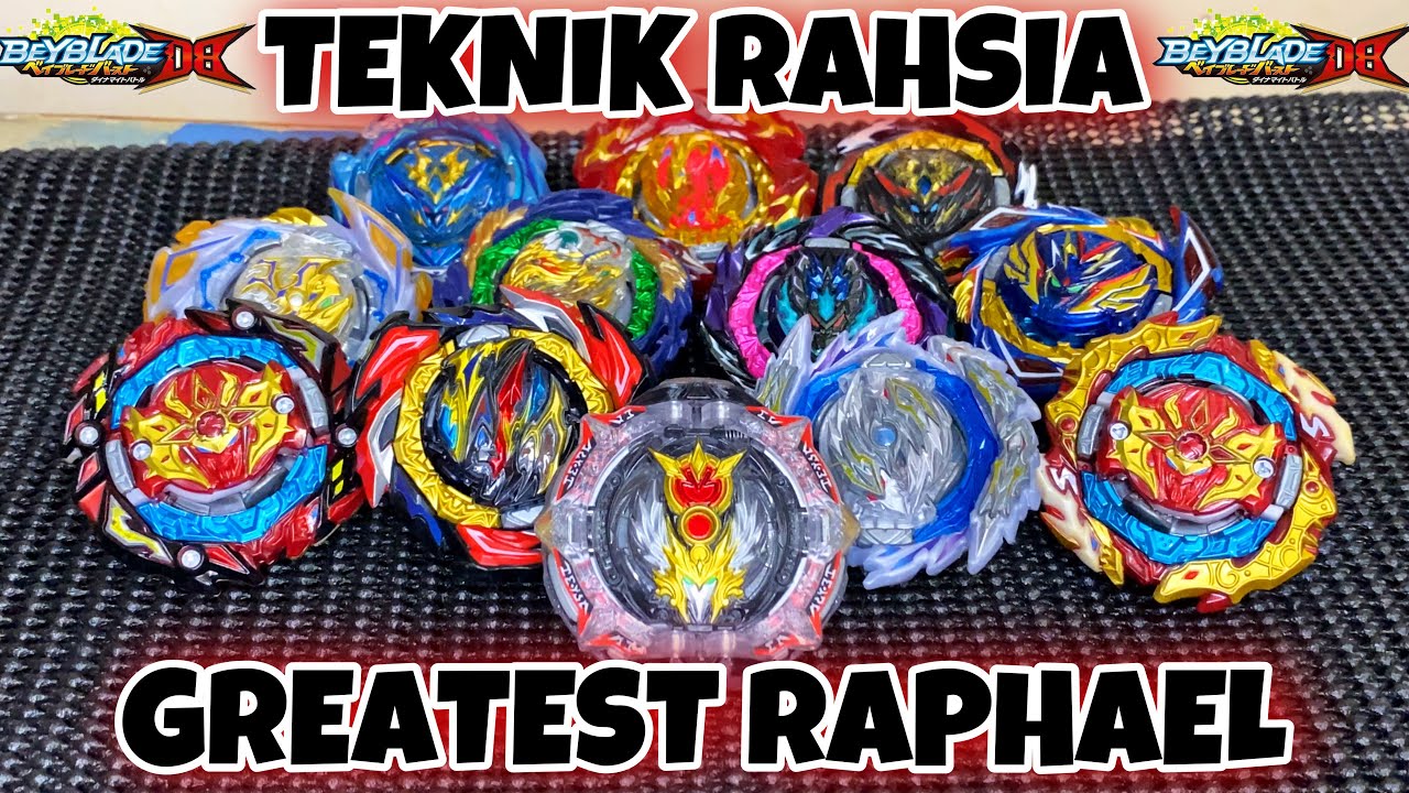 TEKNIK RAHSIA RASHAD?? GREATEST RAPHAEL vs DB BEYS Beyblade Burst