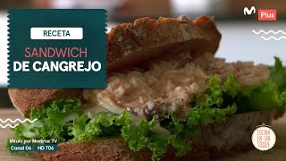 Cocina en un toque – Receta: Sandwich de cangrejo