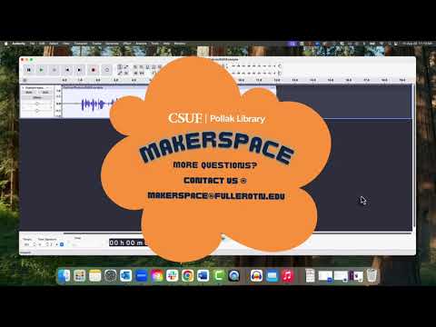 Makerspace Podcast Tutorial - How to Record & Edit Audio in Audacity