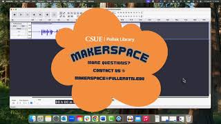 Makerspace Podcast Tutorial - How to Record & Edit Audio in Audacity