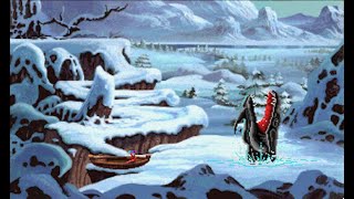 King's Quest 5 Easter Egg - Sea Monster in the Snow