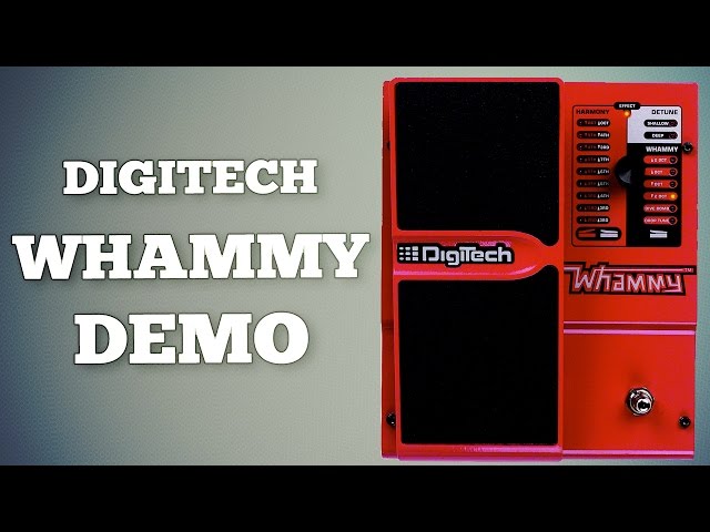 Digitech Whammy (4th Gen) Demo - YouTube
