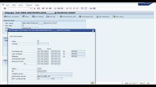 SM37 Background job monitoring