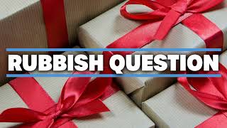 How can we tell if wrapping paper is recyclable?