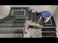 Easy Construction and Install Stairs With Stone Granite Modern || Complete Stairs Family