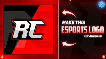 How to Make Esports Logo On Android | Professional Logo Tutorial | Gaming Logo On Android| Text Logo