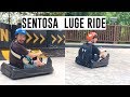 Koreans trying Sentosa Luge