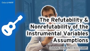 Refutability & Nonrefutability of the IV Assumptions: Causal Inference Bootcamp
