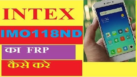 Intex imo118nd frp removed by miracle box|How to unlock password pattern frp Intex imo118nd