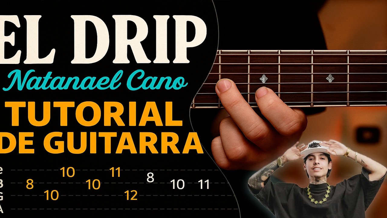 EL DRIP - Natanael Cano - Tutorial De Guitarra