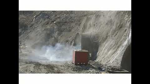 zojila tunnel  project today blasts taken in two portals .. progress in high speed  ..