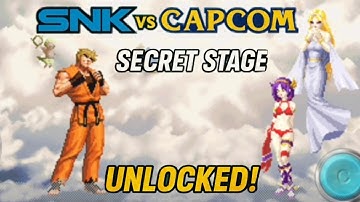 SNK vs Capcom: Secret Stage UNLOCKED! 🔥 (Hidden Arena Reveal)" #retrogames 