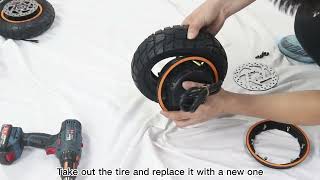 Kukirin G2 Max Tutorial on Replacing Rear Tires and Inner Tires #electricscooter #kukiring2max