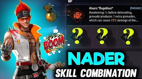 Best Nader Character Combination | Grenade Tips & Tricks | Cs Rank Best Character Combination