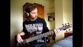 Video thumbnail of "Dave Weckl Band "Island Magic" Bass Cover"