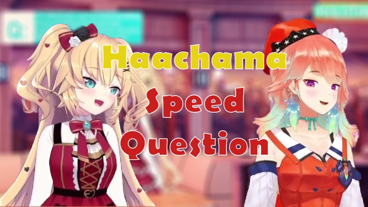 Haachama Speed Question Segment!!!! Haachama sleep without...?? (HoloTalk)