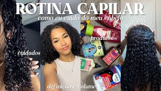 Hair care routine 🪮 how I take care of my curly hair | hair oiling, testing products, styling