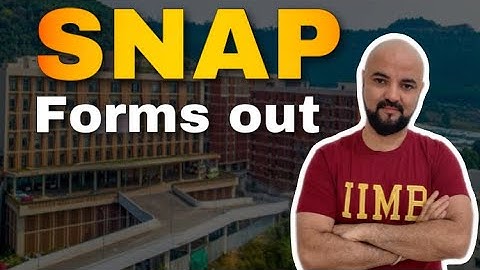 SNAP 2022 Forms Out! Major changes in SNAP Exam