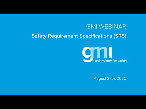 SRS Safety Requirement Specifications: how define a safety loop? - 27/08/2020