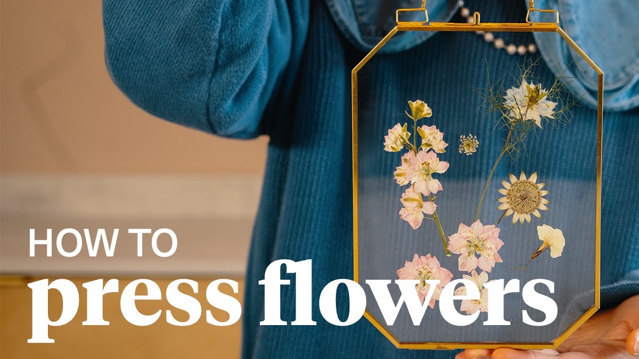How to Press Flowers (Easiest way for beginners) - Chalking Up