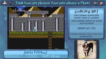 Team PLC a Thon Part 8  Super Pitfall, Bloodlines, Rondo of Blood