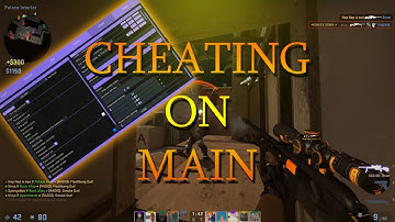 CS:GO LEGIT HACKING ON MAIN #3 ft.rainbow