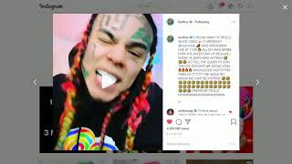 Full Tekashi 6Ix9Ine & Nicki Minaj Live On Instagram