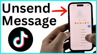 How to Unsend a Message on TikTok