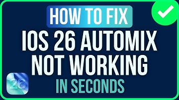 iOS 26 AUTOMIX NOT WORKING [FIXED] | Fix Automix Not Working Apple Music