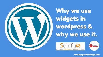 Wordpress Course | Why we use widgets in wordpress  | Lecture 6