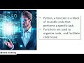 Mastering function in python for Data analytics