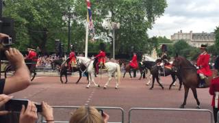HM the Queen after Trooping the Colour 2016