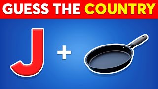 🚩 Can You Guess the COUNTRY by Emoji? 🌎 Emoji Quiz