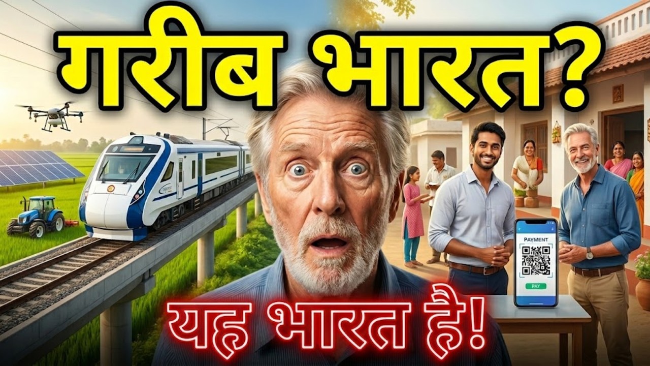 आधुनिक भारत का सच गाँव की तकनीक देख विदेशी परिवार के उड़े होश