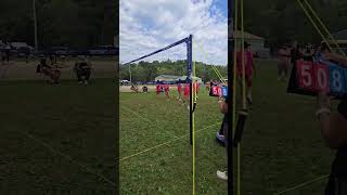 Jailia play Valleyball at Hmong LaCrosse New Year 2024