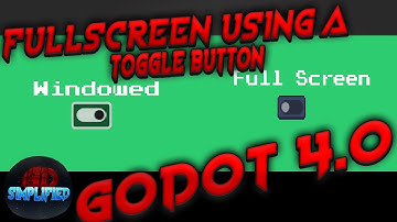 FullScreen Your Game Using a Toggle Button!