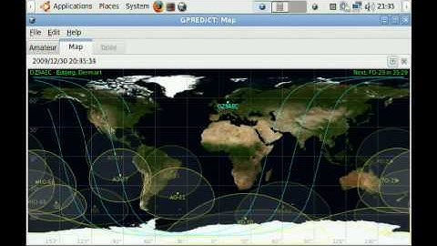 Gpredict Satellite Tracking with the Asus Eee PC 701