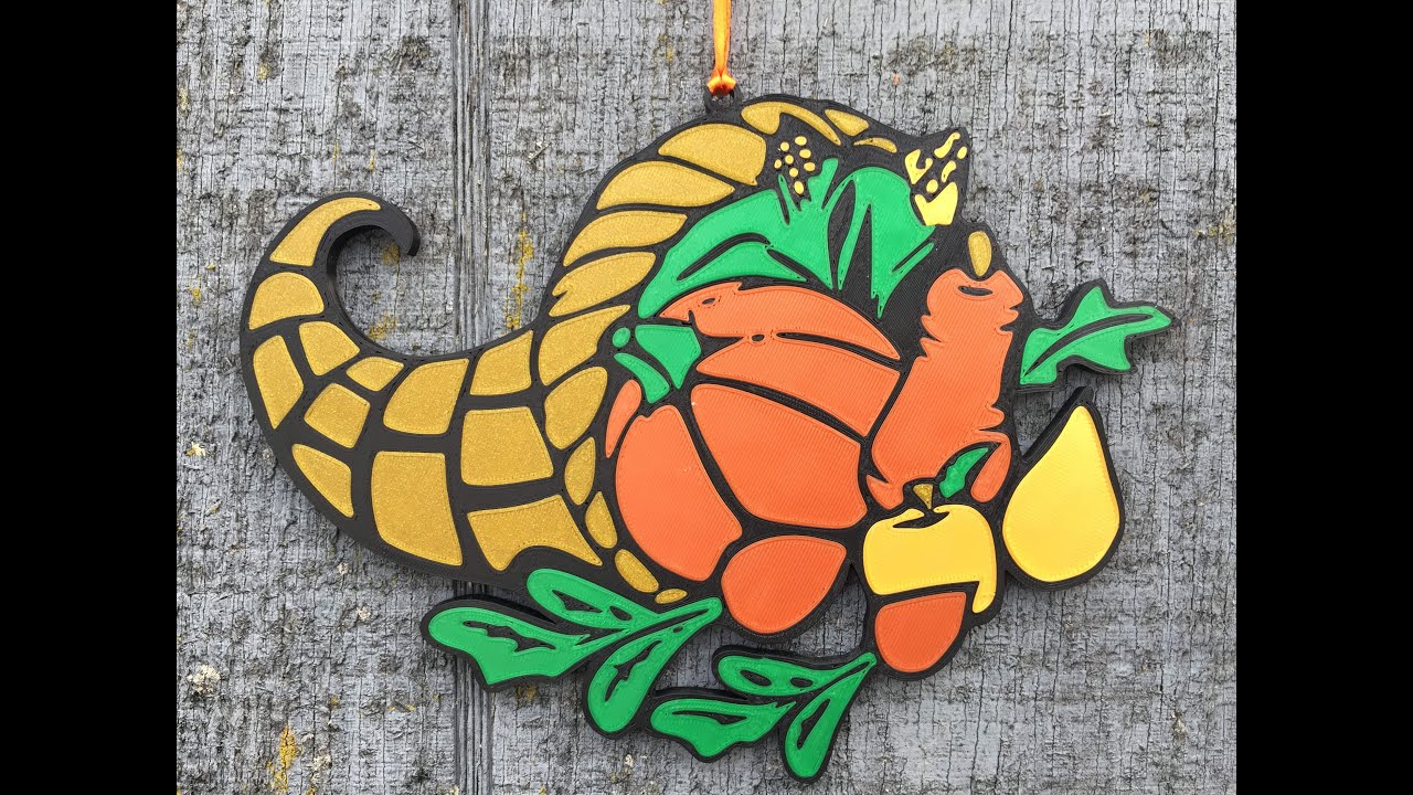 Cornucopia Decoration by StarLabs3D - Thingiverse