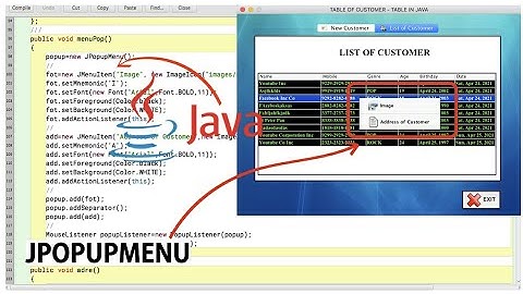 GuI JAVA - Then Save in DATABASE - AND FINALLY JTABLE - Part 3