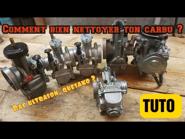 Zinzin préparation TUTO nettoyage carbu / bac à ultrason 