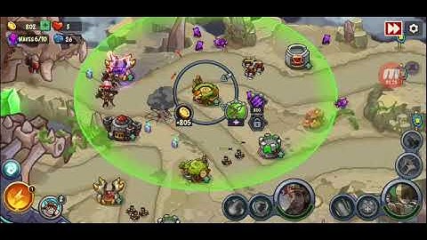 King Of Defense Battle Frontier - World 1 Stage 26 - 2 Heroes