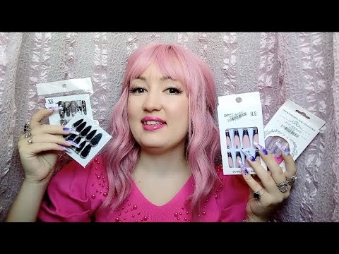 ASMR Press On Nails Collection part 4 💅🏻 Kolekcija Veštačkih Noktiju (Tapkanje, Šaputanje)